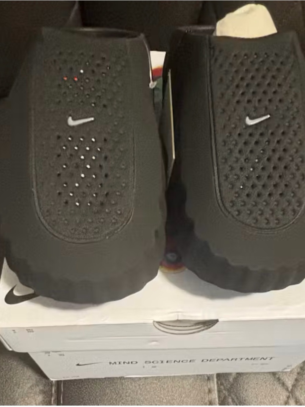 Nike Mind 001 Slide Black Chrome